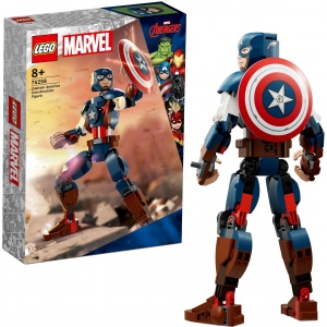 Конструктор LEGO Marvel Фігурка Капітана Америка для складання (76258)