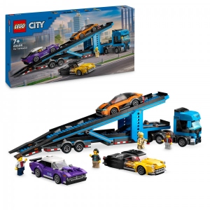 Конструктор LEGO City Вантажівка-транспортер зі спортивними авто (60408)