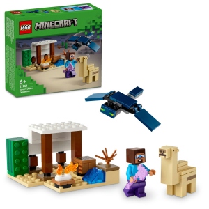 Конструктор LEGO Minecraft Експедиція Стіва в пустелю (21251)