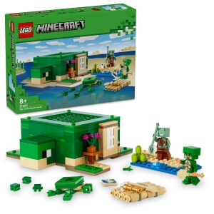 Конструктор LEGO Minecraft Пляжний будинок у формі черепахи (21254)