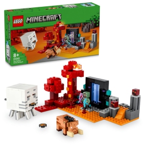 Конструктор LEGO Minecraft Засідка біля порталу в Нижній світ (21255)