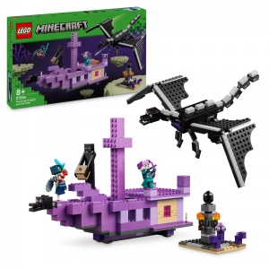 Конструктор LEGO Minecraft® Дракон Енду і Корабель Краю (21264)