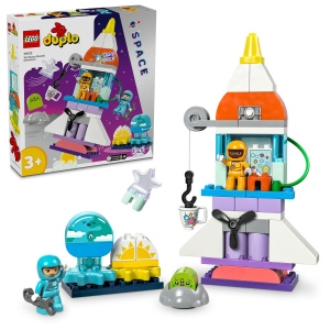 Конструктор LEGO DUPLO Town Пригоди на космічному шатлі 3-в-1 (10422)