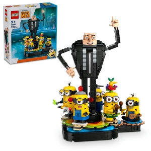 Конструктор LEGO Despicable Me Ґру й посіпаки з кубиків (75582)