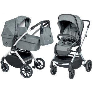 Коляска універсальна 2 в 1 Baby Design Design SMOOTH 07 GRAY (203176)