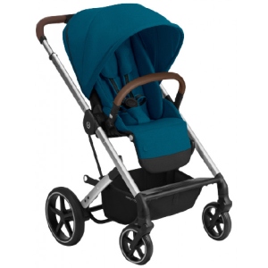 Коляска прогулянкова Cybex Balios S Lux SLV River Blue turquoise (c бампером)
