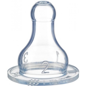 Великий потік соска дитяча силіконова Bebe Confort 2 шт. розмір S3