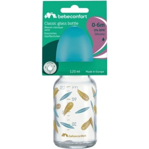 Пляшка для годування Bebe Confort 120ml S.1  з силіконовою пустушкою Little Buddies