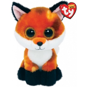 М'яка іграшка глазастик TY Beanie Boos Лис "MEADOW" 15 см (36379)