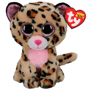 М'яка іграшка глазастик TY Beanie Boos Леопард "LIVVIE" 25 см (36490)