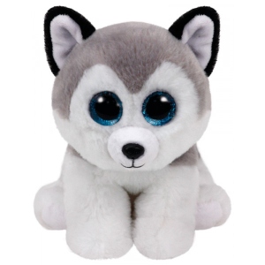 М'яка іграшка глазастик TY Beanie Boos Хаскі "BUFF" 25 см (90244)