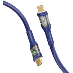 Кабель синхронізації даних Promate Type-C - USB Type-C (transline-cc200.navy)