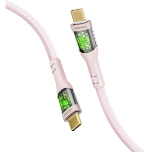 Кабель синхронізації даних Promate Type-C - USB Type-C (transline-cc200.pink)