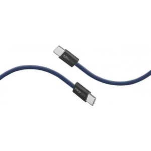 Кабель синхронізації даних Promate Type-C - USB Type-C (ecoline-cc120.navy)