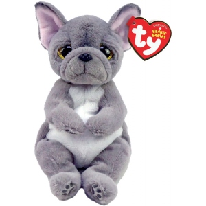 М'яка іграшка глазастик TY BEANIE BELLIES Сірий пес "WILFRED" (40596)