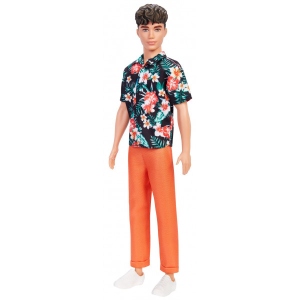 Лялька Barbie Кен "Модник" у сорочці з квітами (HBV24)