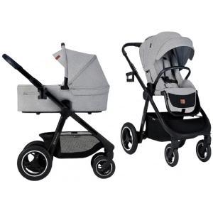 Коляска універсальна 2 в 1 Kinderkraft Everyday Light Gray (KSEVER00LGR2000)