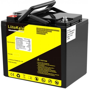 Акумулятор для ДБЖ LiitoKala 12V 60Ah LiFePO4