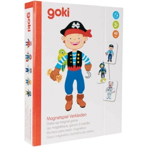 Пазли магнітні (3-4 роки) goki Одежда Для Мальчика (58741G)