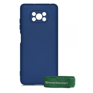 купити Чохол для смартфону Armorstandart ICON Case for Xiaomi ICON Case for Xiaomi Poco X3 Dark Blue + Органайзер cactus (ARM58771)