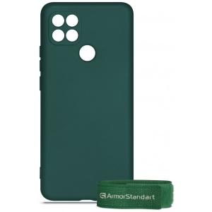 купити Чохол для смартфону Armorstandart ICON Case for OPPO A15/15S Pine Green + Органайзер cactus (ARM58772)