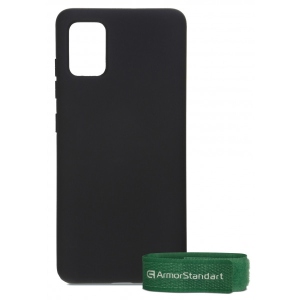 порівняти ціни на Чохол для смартфону Armorstandart ICON Case for Samsung A51 (A515) Black + Органайзер cactus (ARM58794)