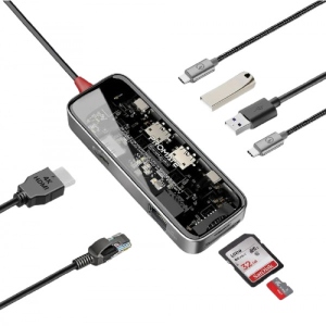 Хаб USB Promate transhub-mini