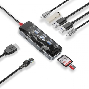 Хаб USB Promate transhub-go