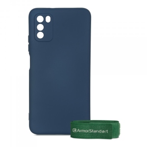 порівняти ціни на Чохол для смартфону Armorstandart ICON Case for Xiaomi Poco M3 Dark Blue + Органайзер cactus (ARM58953)
