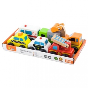 Наземна спецтехніка Viga Toys Спецтранспорт 6 шт. (59621)