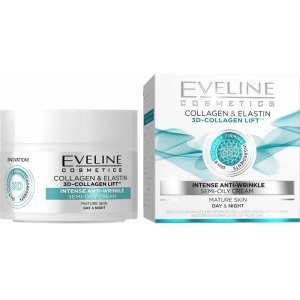 Крем для обличчя EVELINE 3D-Kolagen & Elastyna 50 мл (5901761912272)