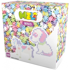 Пластиковий конструктор MELI "MINIS" 1 200 эл. пастельные (1.5х1.5см) (50307) в каталозі