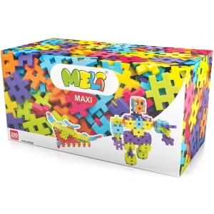 асортимент Пластиковий конструктор MELI "MAXI" 200 эл. (4,2х4,2см) (50402)