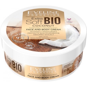 Крем для обличчя EVELINE Extra Soft Bio Coconut 200 мл (5903416019053)