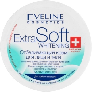 Крем для обличчя EVELINE Відбілюючий Extra Soft Whitening 200 мл (5907609329448) в інтернет-магазині