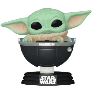 Колекційна фігурка FUNKO POP Star Wars: Mandalorian S9 - Grogu w/prama (5908305247586)