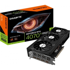 Відеокарта Gigabyte GeForce RTX 4070 Ti SUPER 16GB GDDR6X WINDFORCE OC (GV-N407TSWF3OC-16GD)