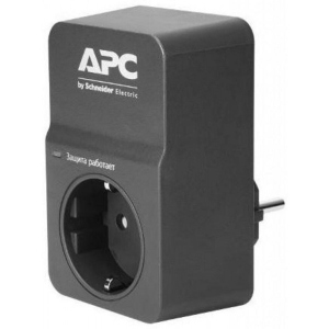 Автомат захисту від сплесків напруги APC Essential SurgeArrest 1 розетка Black (PM1WB-RS)