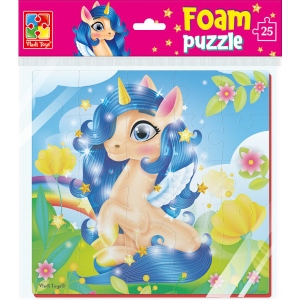 Пазли м'які (до 2 років) Vladi Toys Єдиноріг 25 ел. (VT1109-07) Київ