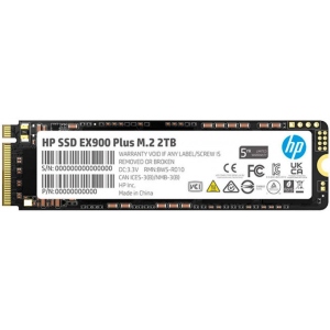 SSD-накопичувач внутрішній HP EX900 Plus M.2 2280 2TB PCI Ex Gen3 x4 3D NAND, Retail (35M35AA) в Україні