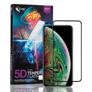 Захисне скло для смартфону Krazi 5D for iPhone XS Max Black (81061) купити в Києві