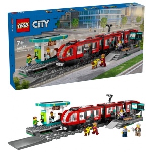 Конструктор LEGO City Трамвай і вокзал у центрі міста (60423)