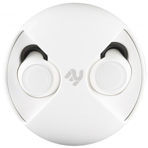 Навушники вкладиші бездротові TWS 2E RainDrops Light True Wireless Waterproof Mic White (2E-EBTWRDLWT)