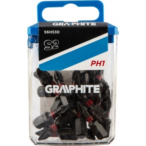 Біта для викрутки GRAPHITE PH1 x 25 мм 20 шт. (56H530)