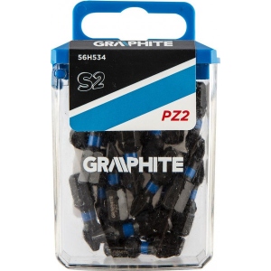 Біта для викрутки GRAPHITE PZ2x25 мм 20 шт. (56H534)