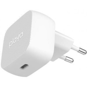 Мережевий зарядний пристрій Belkin Playa Home Charger 18W USB-C PD White (PP0001VFC2-PBB)