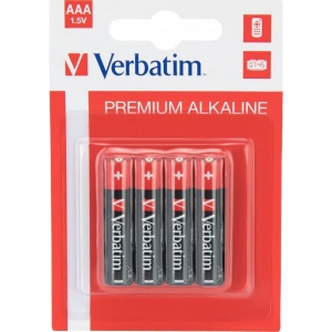 Батарейка тип AAA Verbatim Alkaline AAA/LR03 BL 4 шт. (49920)