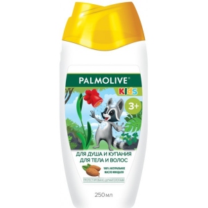 Гель для душа дитячий Palmolive та купання для тіла та волосся з мигдалем, для дітей від 3 років, 250 мл. (61009490)