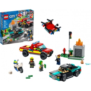Конструктор LEGO City Пожежна рятувальна служба і поліцейське переслідування (60319)