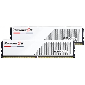 Память DDR G.Skill Ripjaws S5 White DDR5-5200 48GB (2x24GB) (F5-5200J4040A24GX2-RS5W)